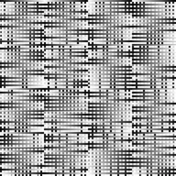 Abstract geometric monochrome graphics with intersecting lines Stock Illustration