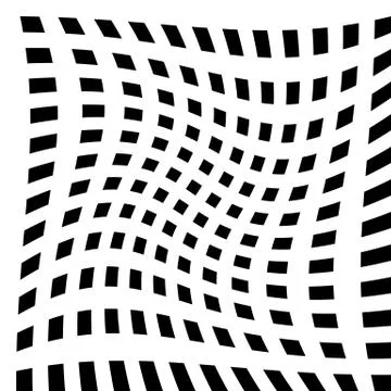 Abstract geometric monochrome graphics with intersecting lines Stock Illustration