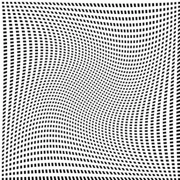 Abstract geometric monochrome graphics with intersecting lines Stock Illustration