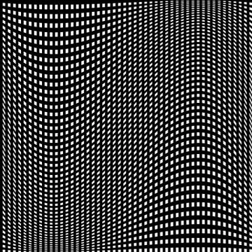 Abstract geometric monochrome graphics with intersecting lines Stock Illustration