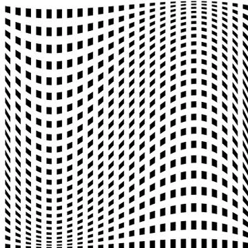 Abstract geometric monochrome graphics with intersecting lines Stock Illustration