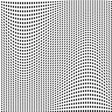 Abstract geometric monochrome graphics with intersecting lines Stock Illustration