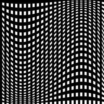 Abstract geometric monochrome graphics with intersecting lines Stock Illustration