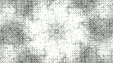 Abstract Geometric Monochrome Motion Background with Rotating Grid Pattern Video stock 332607710