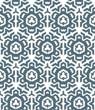 Abstract geometric monochrome seamless pattern. Illustrazione stock