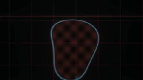 Abstract Geometric Morphing Shapes with Checkerboard Texture Animation. Stock Footage 341788195