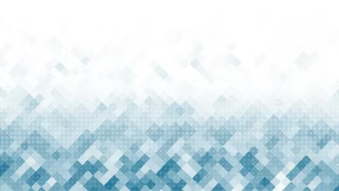 Abstract Geometric Mosaic Background with Blue and White Tones. Stock Footage 320463367