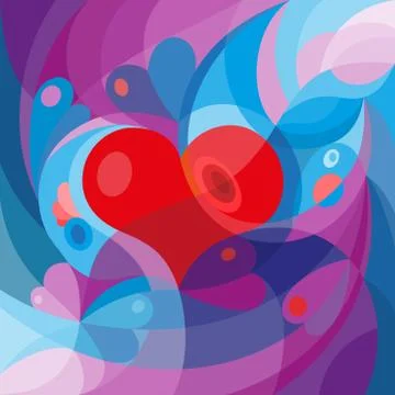 Abstract geometric mosaic background Stock Illustration
