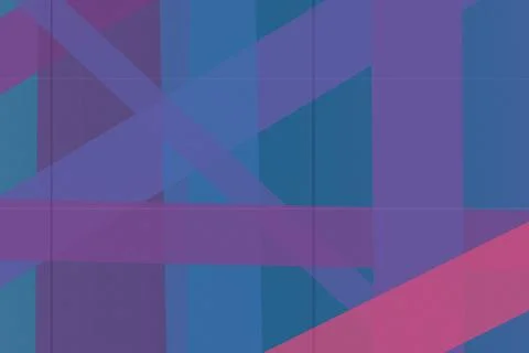 An abstract geometric mosaic background with intersecting blocks in blue, p.. Stock Illustration