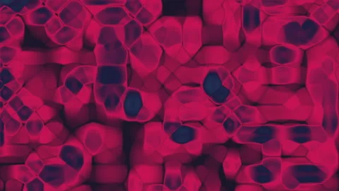 Abstract Geometric Mosaic Background in Pink and Blue Hues Design Stock Footage 295016641