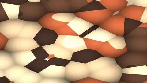 Abstract Geometric Mosaic Pattern In Motion Colors. Vídeos de archivo 328694977