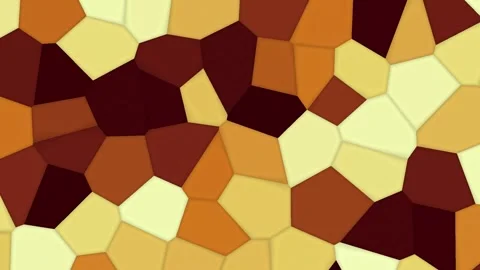 Abstract geometric mosaic pattern with warm autumn colors Stock-Footage 346816773