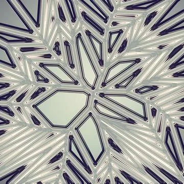 Abstract geometric mosaic tile pattern. 3d rendering illustration Stock Illustration