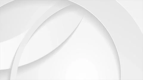 Abstract geometric motion background with grey paper circles Stock Footage 159404492