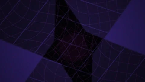 Abstract Geometric Motion Background with Pulsing Dark Purple Diamond Pattern Stock Footage 340514192