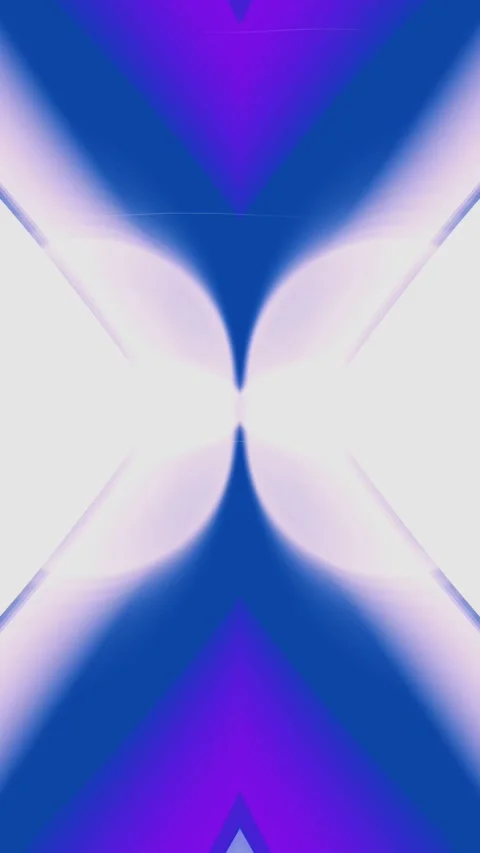 Abstract Geometric Motion Background with Symmetrical Blue and Purple Shapes Vídeos de archivo 340271924