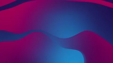 Abstract Geometric Neon Blue and Purple Background. Digital Flat Wavy Design. Stock Footage 171663215