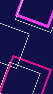 Abstract geometric neon lines create a sharp arrow-like pattern, evoking fu.. Stock Illustration