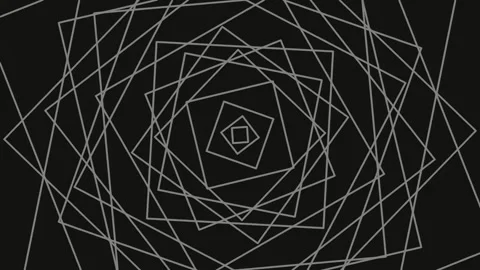 Abstract geometric network lines forming a perfect nested fractal pattern o.. Stock Footage 341059273