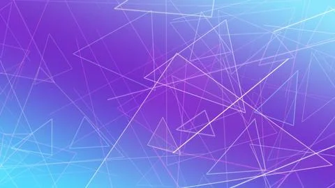 An abstract geometric network made of thin connecting lines and nodes in vi.. Stock Illustration