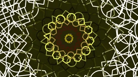 Abstract Geometric Network Pattern Background with Glowing Interconnected Nod Stock Footage 342203949