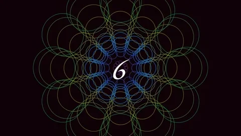 Abstract Geometric Network Pattern: Glowing Radial Connections and Data Vis.. Stock Footage 342095141