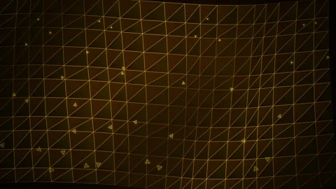 Abstract geometric network pattern showing futuristic technology data conne.. Stock Footage 344517269