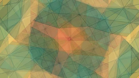 Abstract geometric network structure, polygon mesh, digital connection, technolo Vidéo 330929078