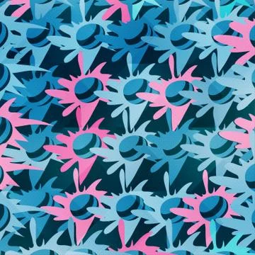 Abstract geometric objects graffiti grunge effect Stock Illustration