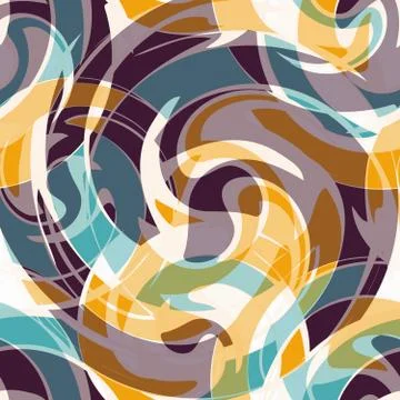 Abstract geometric objects graffiti grunge effect Stock Illustration