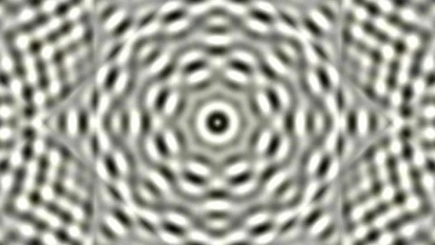 Abstract geometric optical illusion background loop on dark grey seamless d.. Stock Footage 336506424