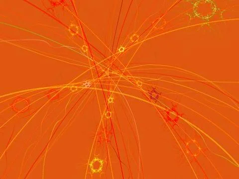 Abstract geometric orange background for design. abstract fire background wit 写真素材