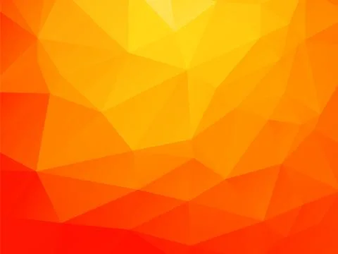 Abstract geometric orange background Stock Illustration