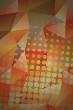 Abstract Geometric Orange Pattern Stock Photos