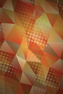 Abstract Geometric Orange Pattern Stock Photos