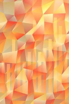 Abstract Geometric Orange Pattern Stock Photos