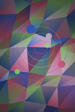Abstract Geometric Orbitals Stock Photos