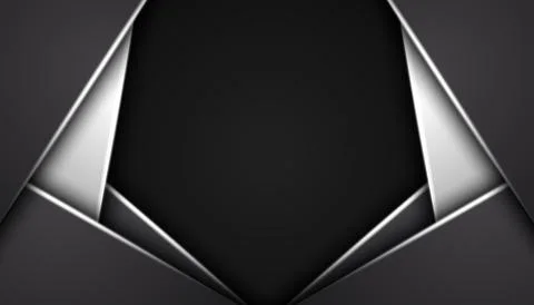 Abstract geometric overlapping on background. Vector illustration Stock Illustration