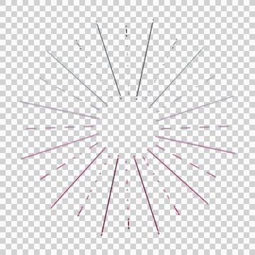 Abstract geometric with overlapping number patterns in teal and magenta on dark Illustrazione stock