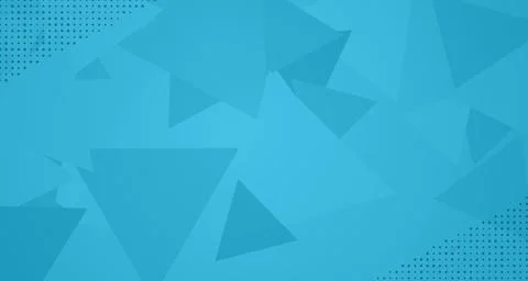 Abstract geometric panels in ocean blue tones Stock Illustration