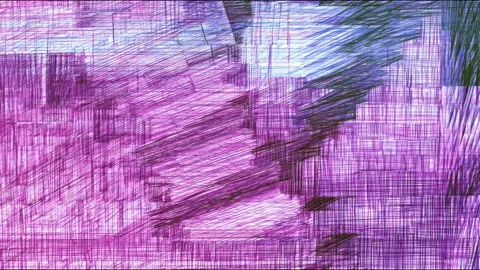 Abstract geometric panels shifting and sliding across digital mosaic backdr.. Stock Footage 339790669
