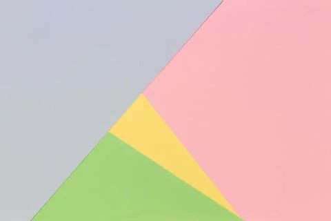 Abstract geometric paper background in light pastel color tones Stock-Illustration
