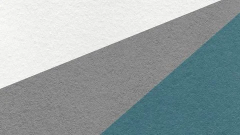 Abstract geometric paper texture background with white, gray, teal diagonal s Stock Photos