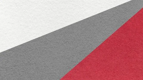 Abstract geometric paper texture background with white, gray, red diagonal .. Stock Photos