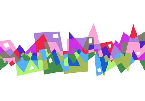 Abstract geometric pattern abstract bright geometric pattern on white back... Stock Photos