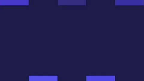 Abstract geometric pattern with alternating dark and vibrant blue rectangles Видео 338310729