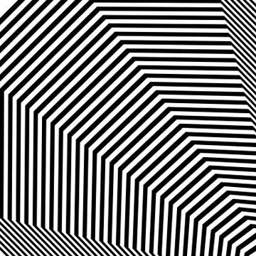 Abstract geometric pattern with angular lines radiating from the corner Stock Illustration