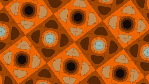 Abstract geometric pattern animation featuring a repeating grid Stock Footage 337970631