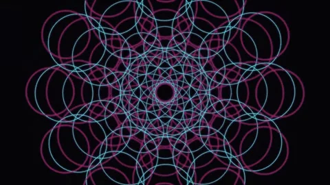 Abstract Geometric Pattern Animation 動画素材 341954471