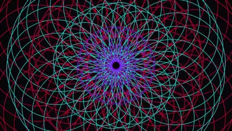 Abstract Geometric Pattern Animation Stock Footage 341954484